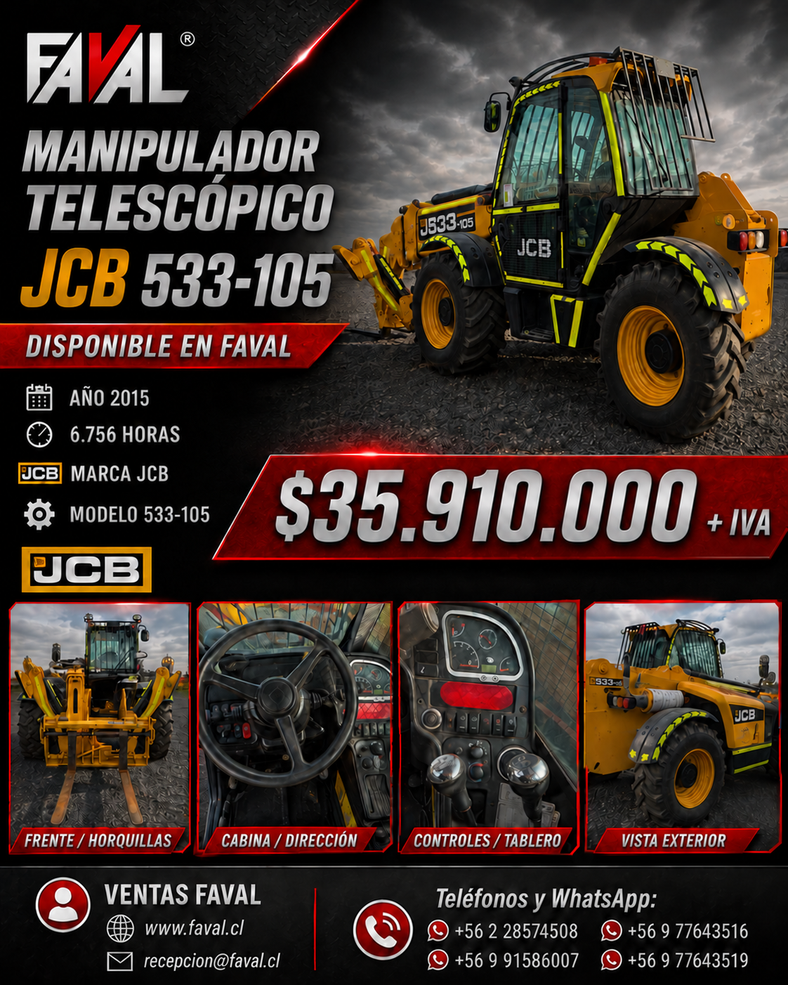 JCB 533 105 T